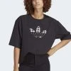 Adidas Originals Houndstooth Trefoil Infill- Print T-Shirt - Black -Adidas Shop e6f33b805d134ec18848d99f1f576bfa