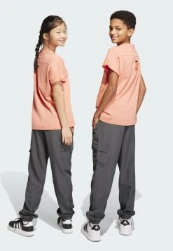 Adidas Sportswear City Escape Casual Pocket- Cargo Trousers - Grey Six Bright Red -Adidas Shop e78c6055b049438ea1cbbcc36699142a