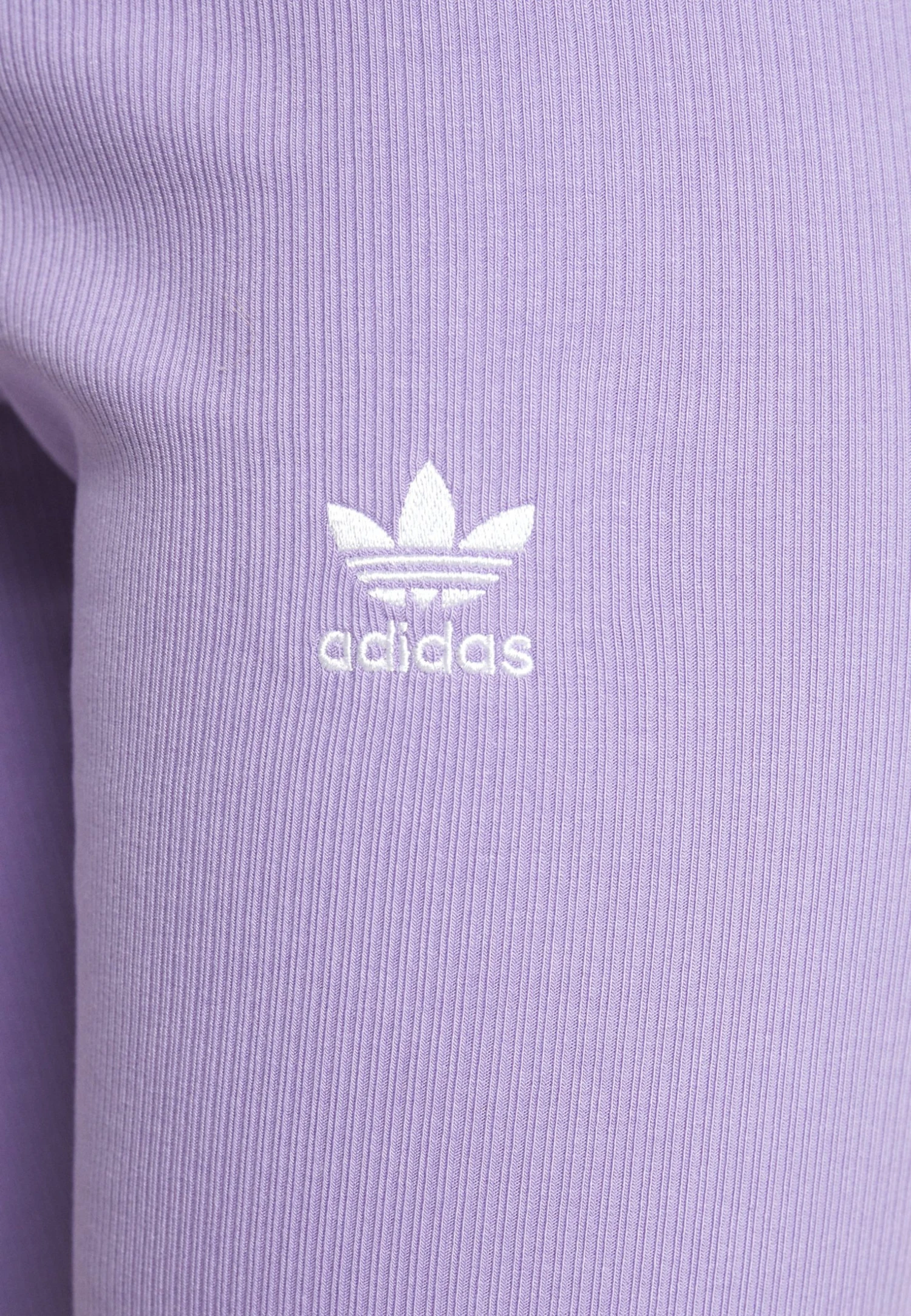 Adidas Originals Essential Ribbed Short - Shorts - Magic Lilac 9 Adidas Originals Essential Ribbed Short - Shorts - Magic Lilac - Image 7