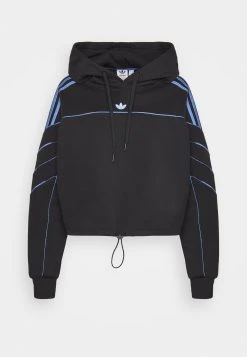 Adidas Originals Archive Cutline Cropped Hoodie - Sweatshirt - Black -Adidas Shop e83eaf8a661f4faeb2f10d2dc2bb812e