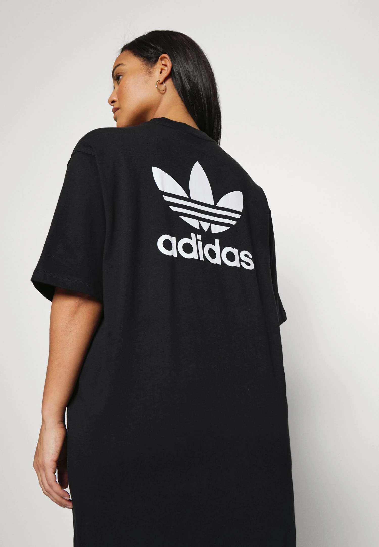 Adidas Originals Tee Dress - Jersey Dress - Black 8 Adidas Originals Tee Dress - Jersey Dress - Black - Image 6