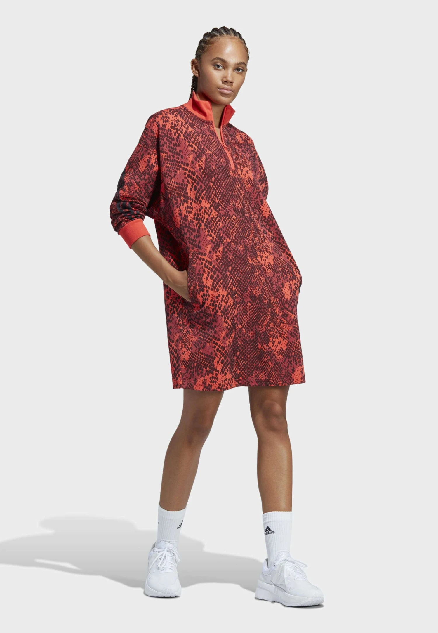 Adidas Sportswear Future Icons - Day Dress - Pink Strata 4 Adidas Sportswear Future Icons - Day Dress - Pink Strata - Image 2