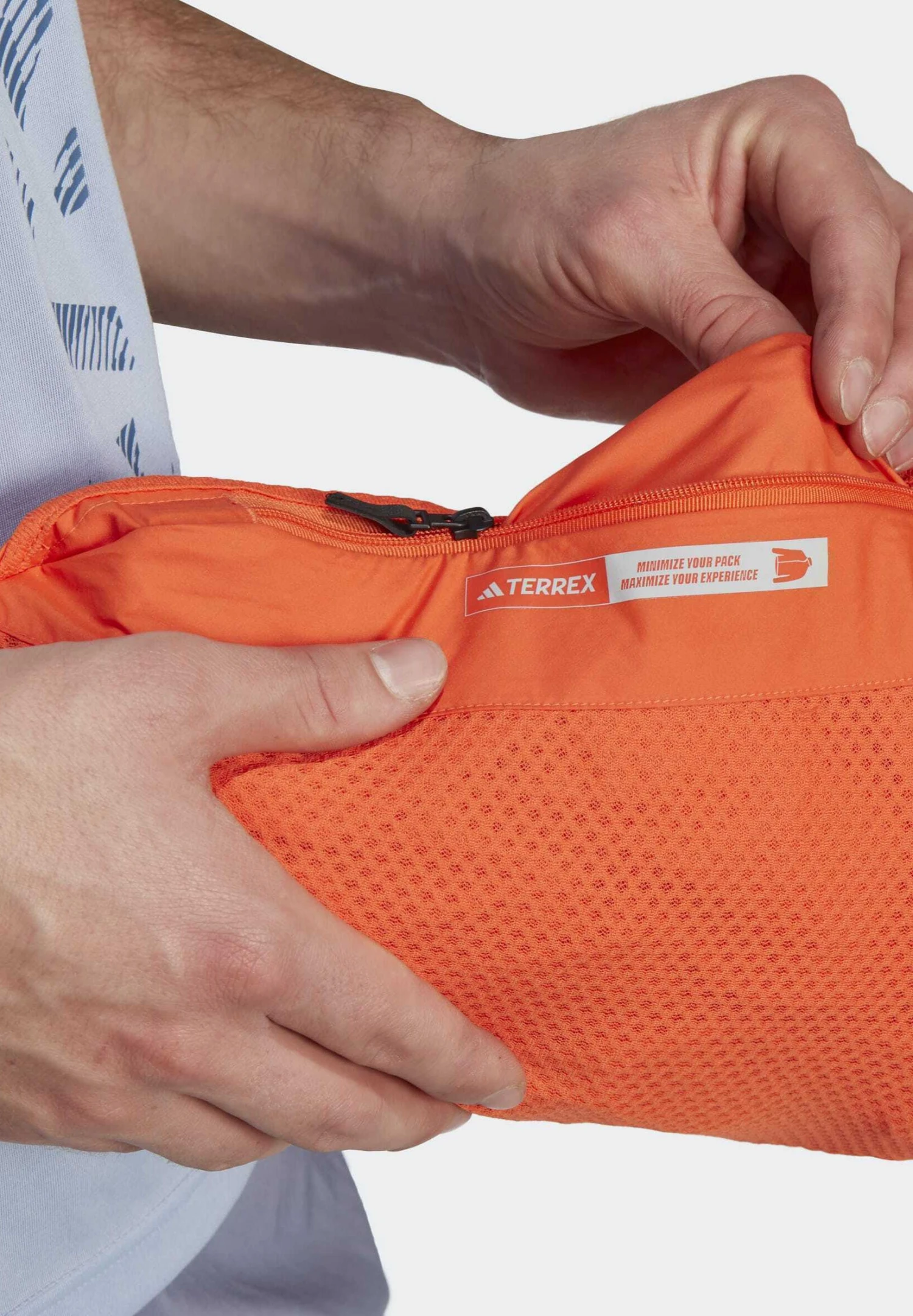 Adidas TERREX Multi Wind - Outdoor Jacket - Semi Impact Orange 6 Adidas TERREX Multi Wind - Outdoor Jacket - Semi Impact Orange - Image 4