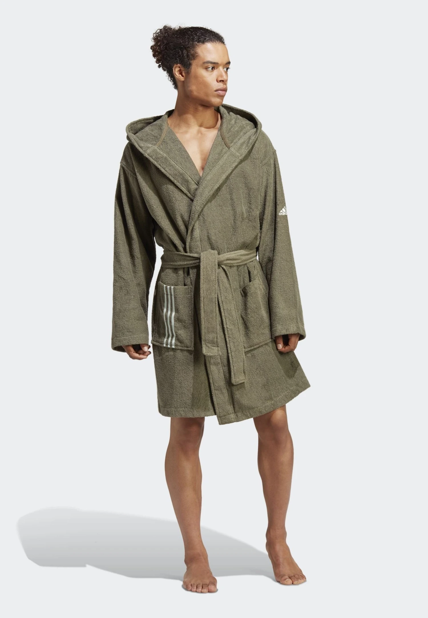 ADIDAS PERFORMANCE Dressing Gown - Green 3 ADIDAS PERFORMANCE Dressing Gown - Green