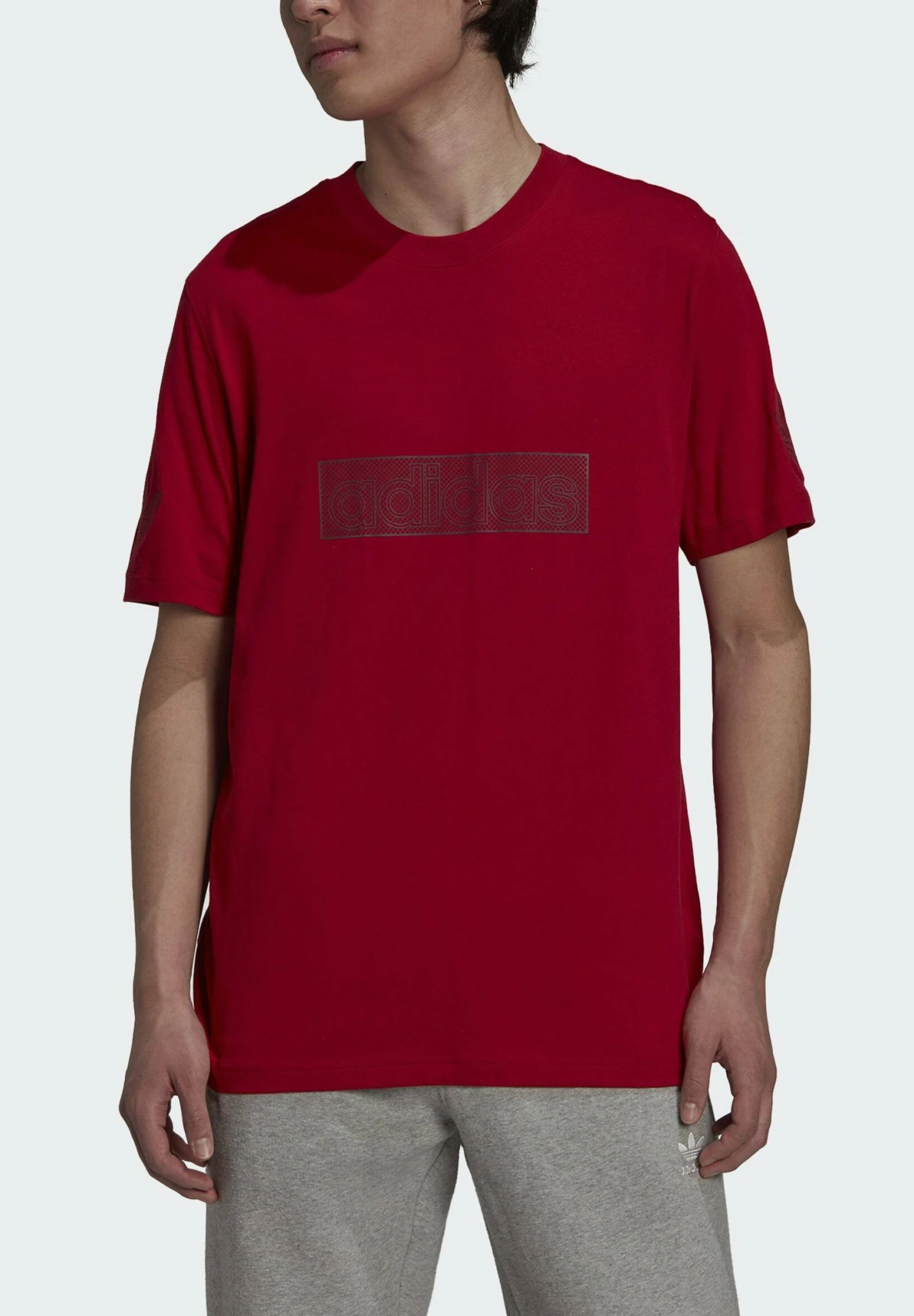 Adidas Originals Print T-Shirt - Red 3 Adidas Originals Print T-Shirt - Red