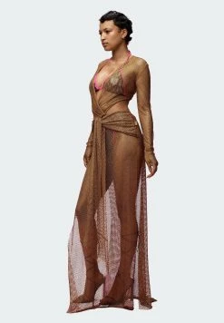 Adidas Originals Ivy Park Crystal Mesh Cover-Up - Maxi Dress - Mesa -Adidas Shop ed9aea0402344cf786e11d0b3e89490f