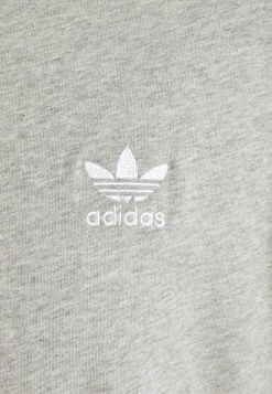 Adidas Originals Essential Tee Unisex - Basic T-Shirt - Medium Grey Heather -Adidas Shop edb76b62446a44969231f84bd12eda74