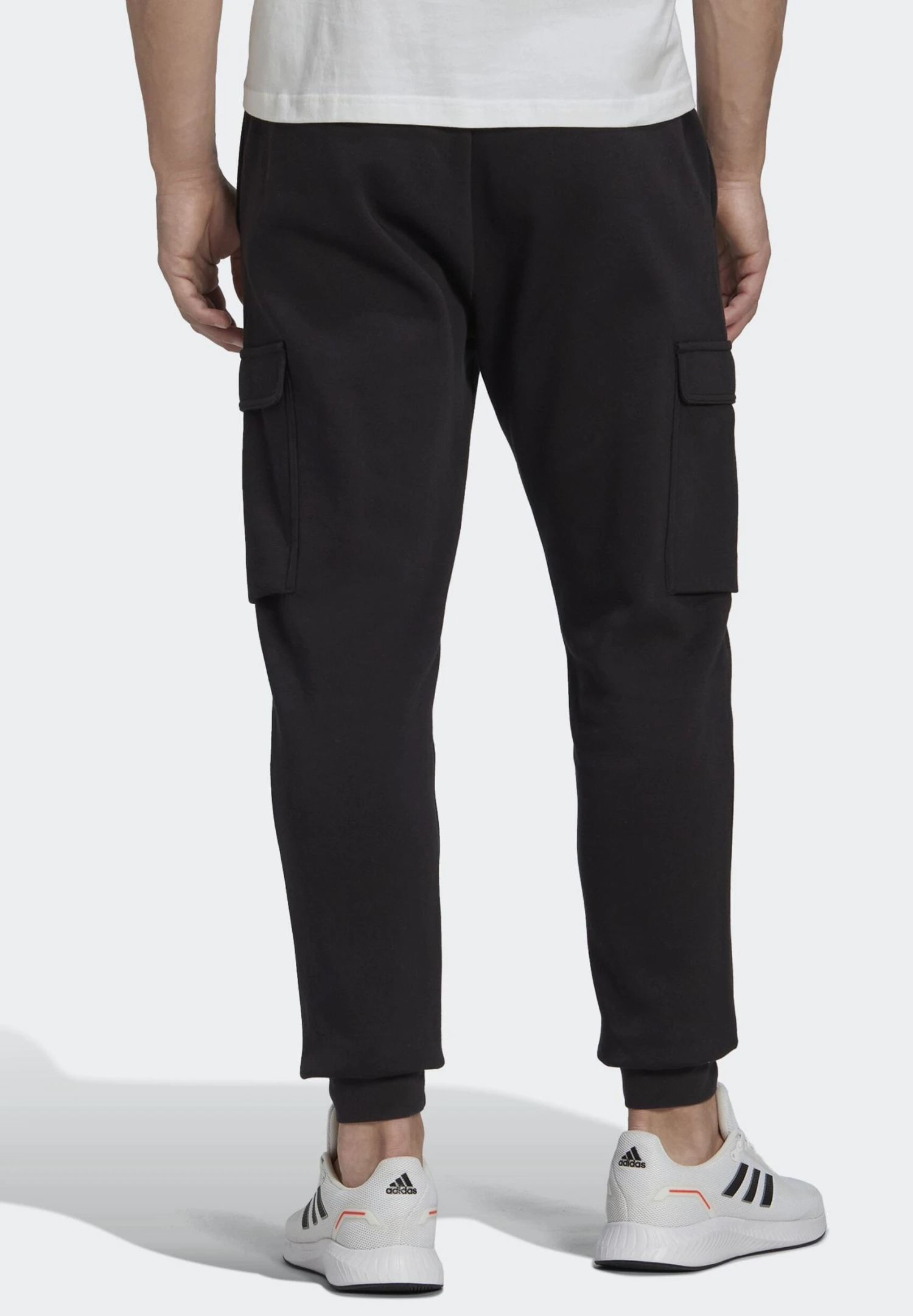 Adidas Sportswear Felczy C- Tracksuit Bottoms - Black/White 10 Adidas Sportswear Felczy C- Tracksuit Bottoms - Black/White - Image 8