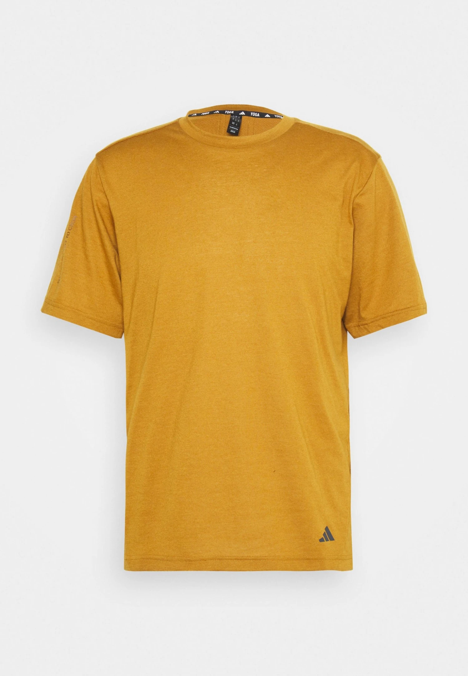ADIDAS PERFORMANCE Yoga Base Tee - Sports T-Shirt - Bronze Strata/Carbon 6 ADIDAS PERFORMANCE Yoga Base Tee - Sports T-Shirt - Bronze Strata/Carbon - Image 4