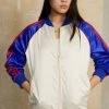 Adidas Originals Track - Bomber Jacket - White/Lucid Blue -Adidas Shop f0a1e3eb08904984baf4f359e37d36cb