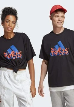 ADIDAS PERFORMANCE Graphic Unisex - Print T-Shirt - Black