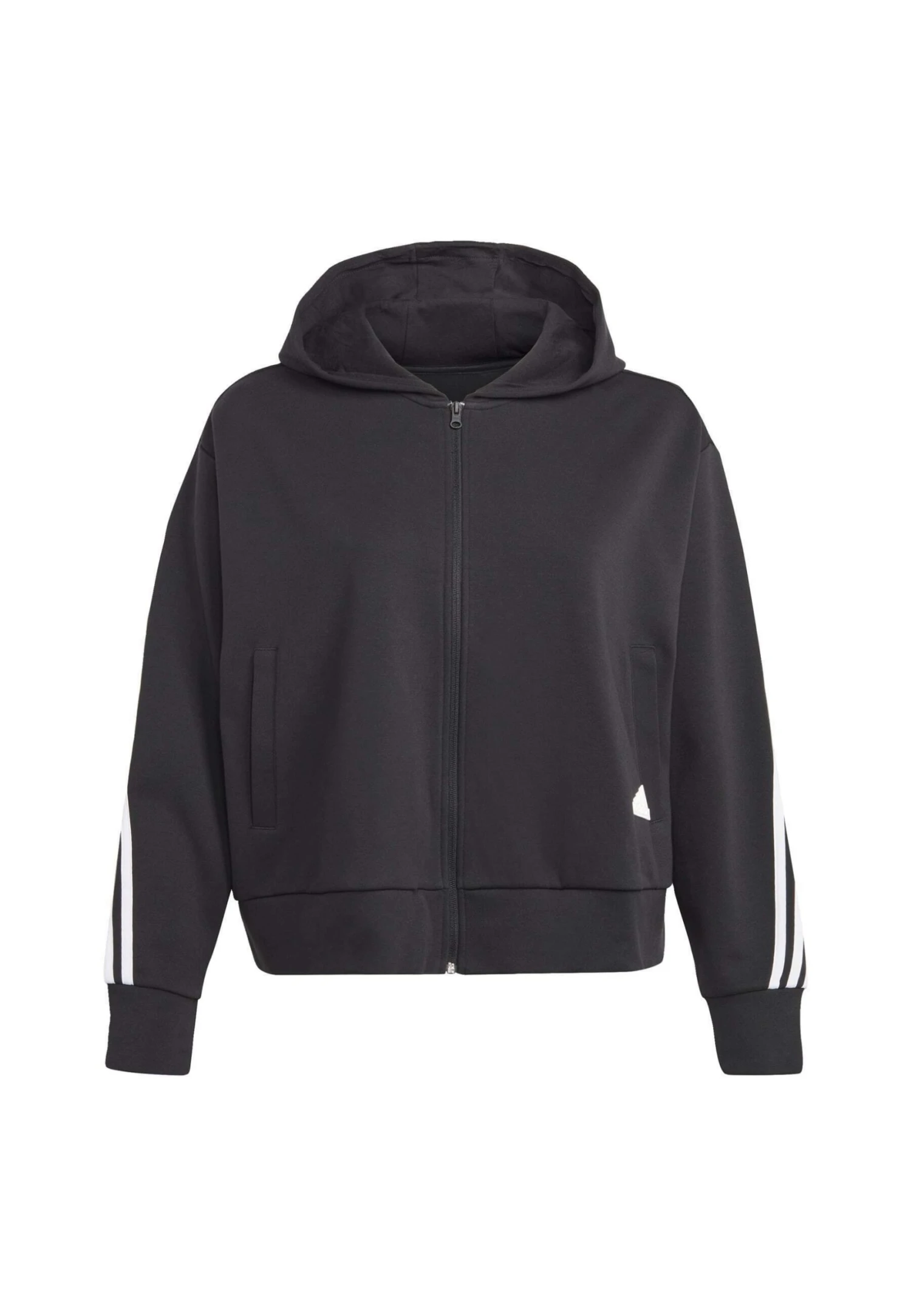 Adidas Sportswear Future Icons- Zip-Up Sweatshirt - Black 7 Adidas Sportswear Future Icons- Zip-Up Sweatshirt - Black - Image 5