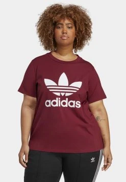 Adidas Originals Trefoil Tee - Print T-Shirt - Shadow Red -Adidas Shop f174e14084994afbba2fa4c7e4b34198