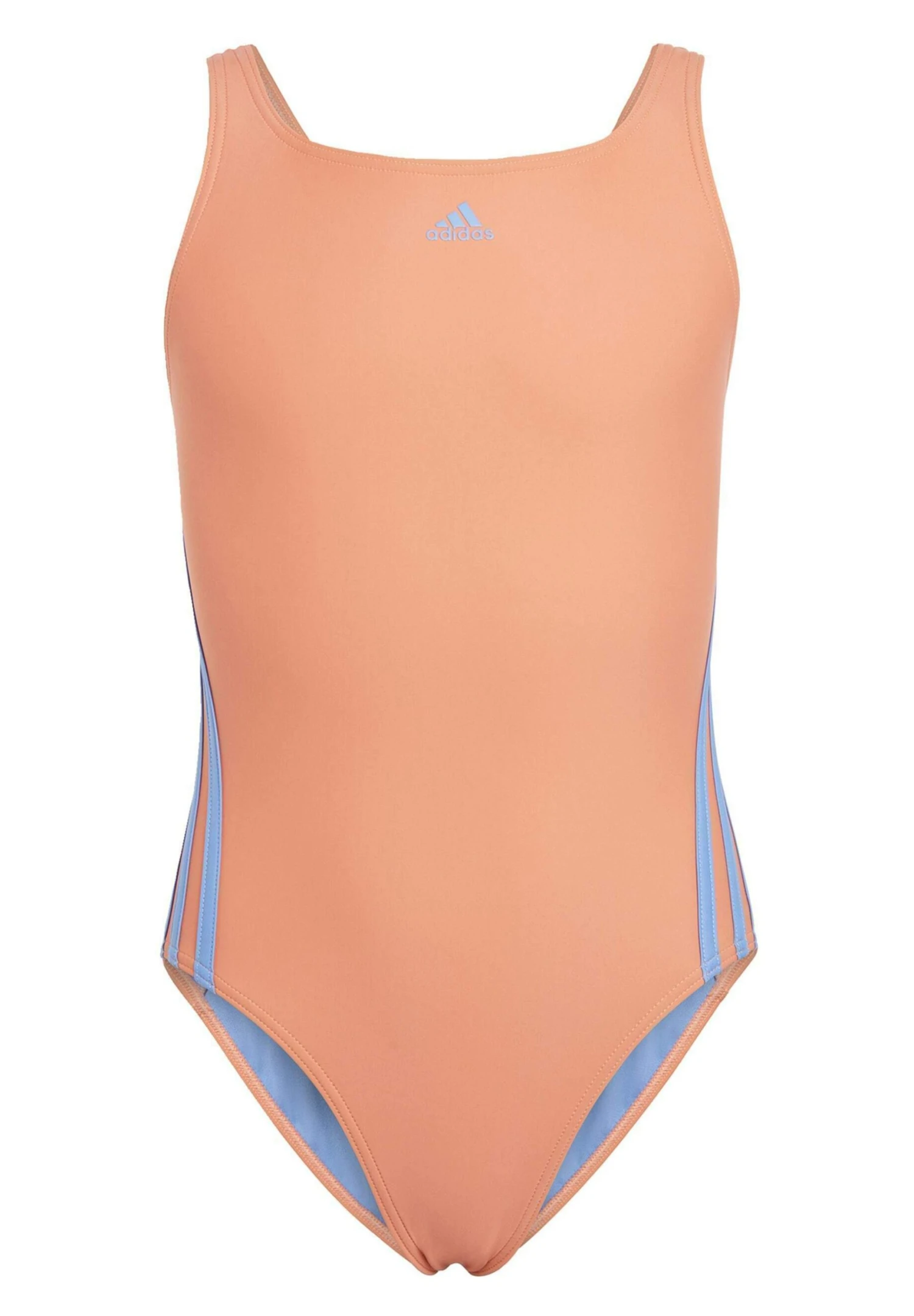 Adidas Sportswear 3-Stripes - Swimsuit - Coral Fusion/Blue Fusion 3 Adidas Sportswear 3-Stripes - Swimsuit - Coral Fusion/Blue Fusion