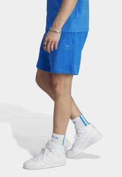 Adidas Originals Graphics Monogram - Shorts - Blue Bird -Adidas Shop f2de1d2646cc4406aed7b8cf9004f2da