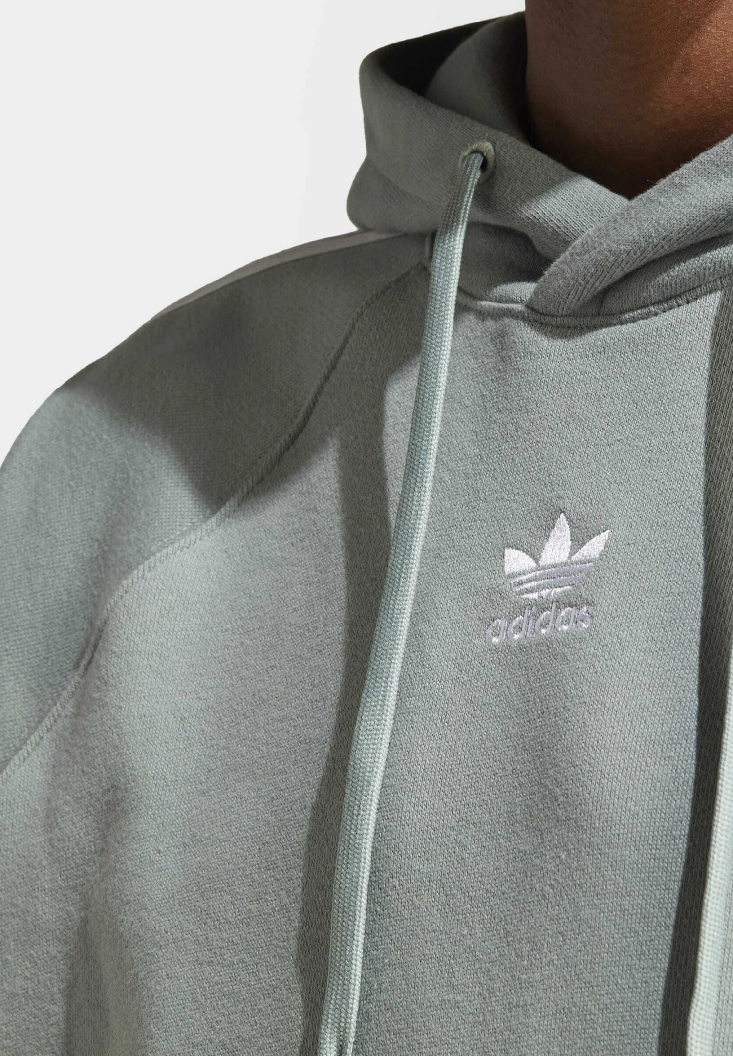 Adidas Originals Ess Hdy - Hoodie - Silver Green 6 Adidas Originals Ess Hdy - Hoodie - Silver Green - Image 4