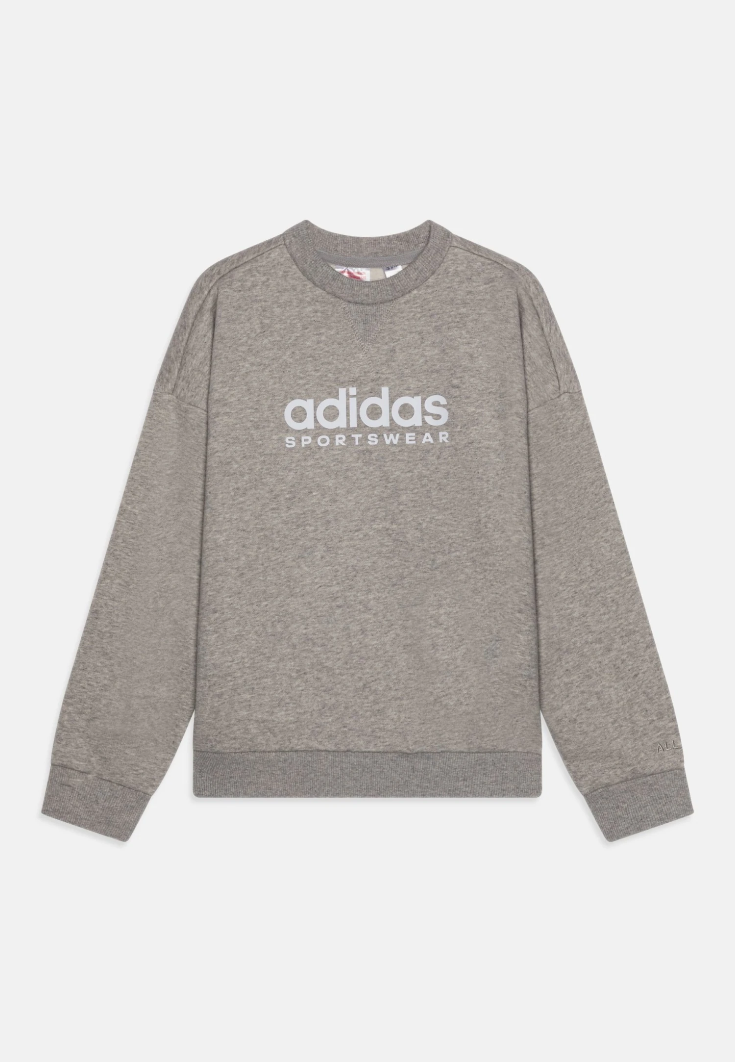 Adidas Sportswear All Crew Unisex - Sweatshirt - Medium Grey Heather/White 3 Adidas Sportswear All Crew Unisex - Sweatshirt - Medium Grey Heather/White