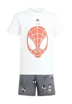 Adidas Sportswear X Marvel Spider-Man Set - Shorts - White Bright Red -Adidas Shop f3d6f2448b0e4b2aa598ce225a990275