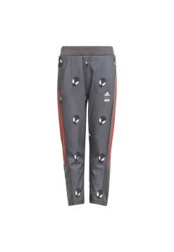 Adidas Sportswear X Marvel Spider - Tracksuit Bottoms - Grey Six Black Bright Red