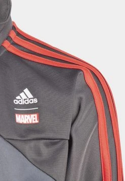 Adidas Sportswear X Marvel Spider - Training Jacket - Grey Six Black Bright Red -Adidas Shop f4fa22040f0d4e0892dc47d16bba344b