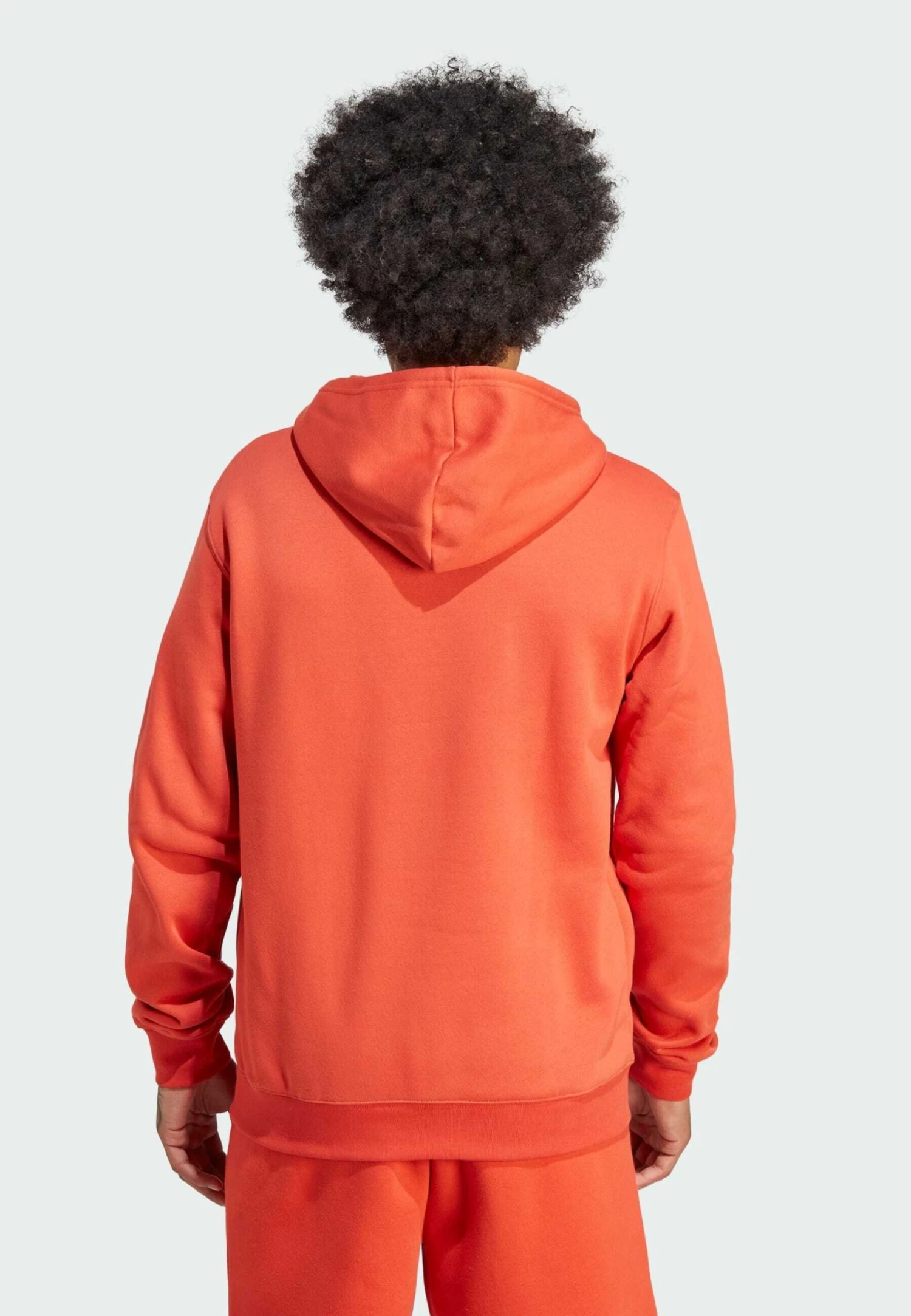 Adidas Originals Trefoil Essentials- Hoodie - Preloved Red 4 Adidas Originals Trefoil Essentials- Hoodie - Preloved Red - Image 2