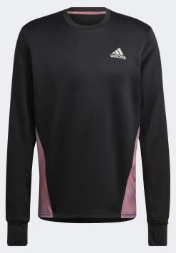 ADIDAS PERFORMANCE Own The Run Colorblock- Sweatshirt - Black/Multicolor Semi Impact/Orange 17 ADIDAS PERFORMANCE Own The Run Colorblock- Sweatshirt - Black/Multicolor Semi Impact/Orange -Adidas Shop f6fcbfbc06e54a38b2f8b461729f6c58