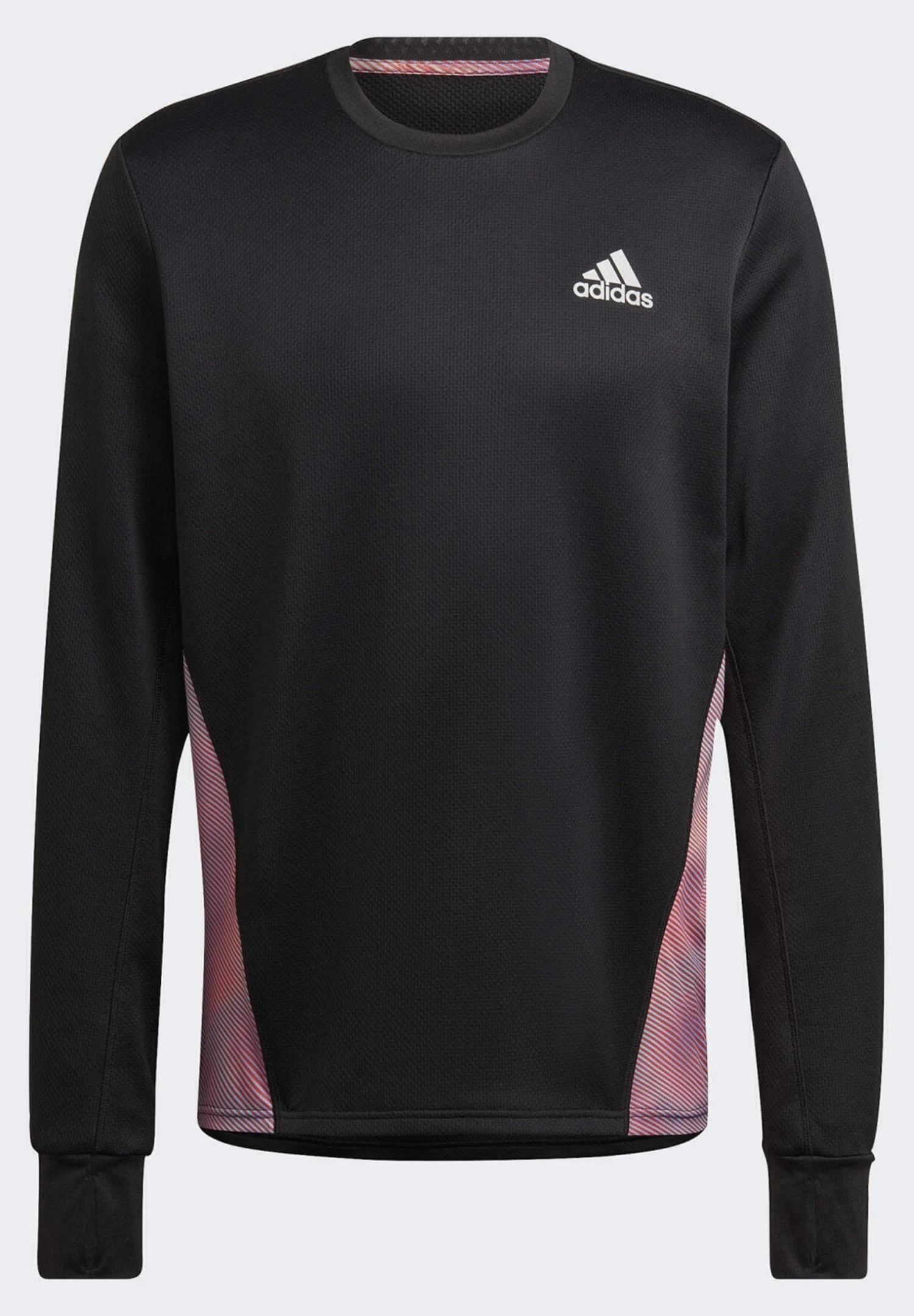 ADIDAS PERFORMANCE Own The Run Colorblock- Sweatshirt - Black/Multicolor Semi Impact/Orange 10 ADIDAS PERFORMANCE Own The Run Colorblock- Sweatshirt - Black/Multicolor Semi Impact/Orange - Image 8