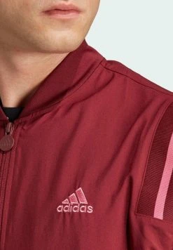 Adidas Sportswear Scribble - Bomber Jacket - Shadow Red -Adidas Shop f8d3d6761c834df5bc77146ae2881a76