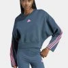 Adidas Sportswear Future Icons Three Stripes - Sweatshirt - Arctic Night -Adidas Shop fa9de8ec61344bb9a4c797230ec1429c
