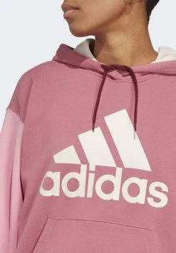 Adidas Sportswear Essentials Big Logo- Hoodie - Pink Strata Quartz Shadow RedBliss Pink -Adidas Shop fad297d304ad4aca87be6aa8eeca6c95