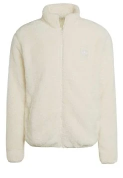 Adidas Originals EssTt Fluffy - Fleece Jacket - White -Adidas Shop fbaf0670c0a5406eac93731d512fefb8
