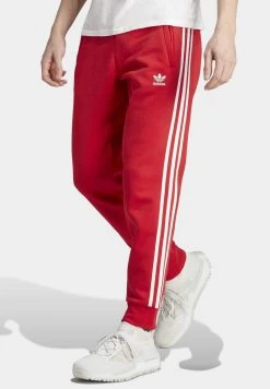 Adidas Originals 3 Stripes- Tracksuit Bottoms - Better Scarlet
