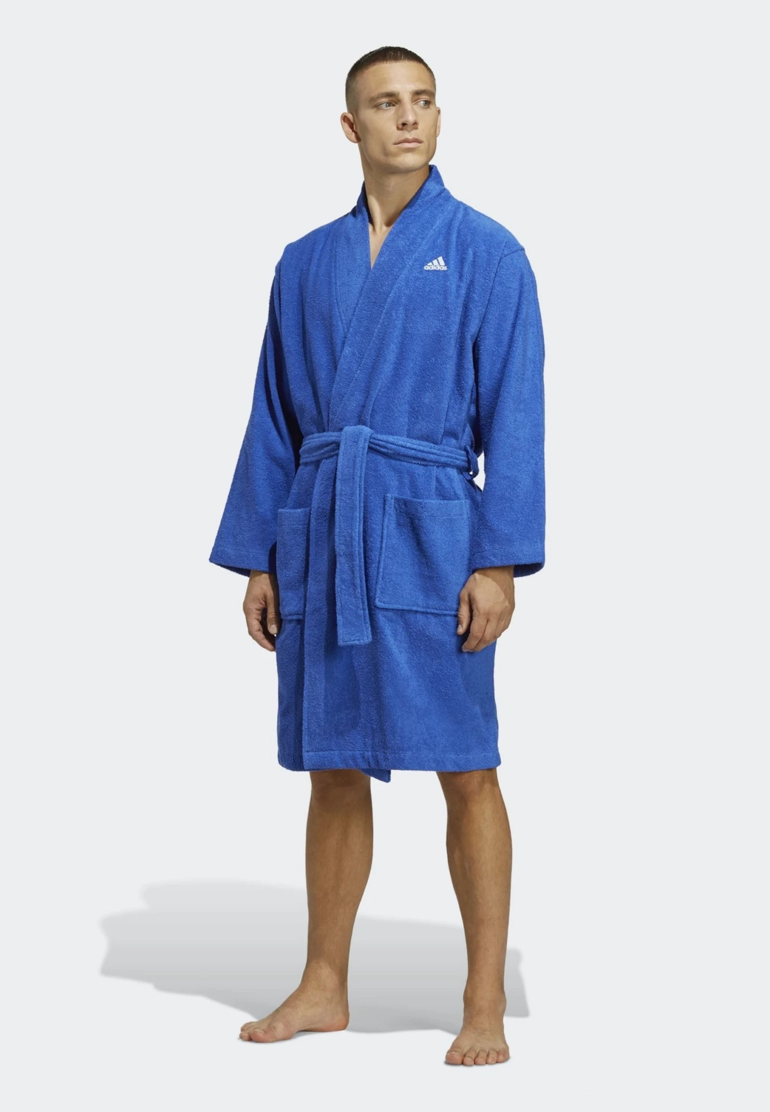 ADIDAS PERFORMANCE Dressing Gown - Semi Lucid Blue 3 ADIDAS PERFORMANCE Dressing Gown - Semi Lucid Blue