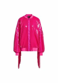 Adidas Originals Ivy Park Sequin - Bomber Jacket - Shock Pink -Adidas Shop fda0791e855a47699eaeca101381b571