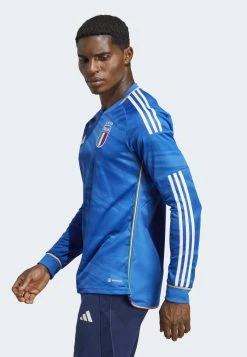 ADIDAS PERFORMANCE Italy 23 Home - Long Sleeved Top - Blue -Adidas Shop fe8fc408db87432984527245759ebc8d