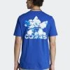 Adidas Originals Graphics Cloudy Trefoil - Print T-Shirt - Collegiate Royal -Adidas Shop fedb5d73e74a46fab06fb9c012face8d